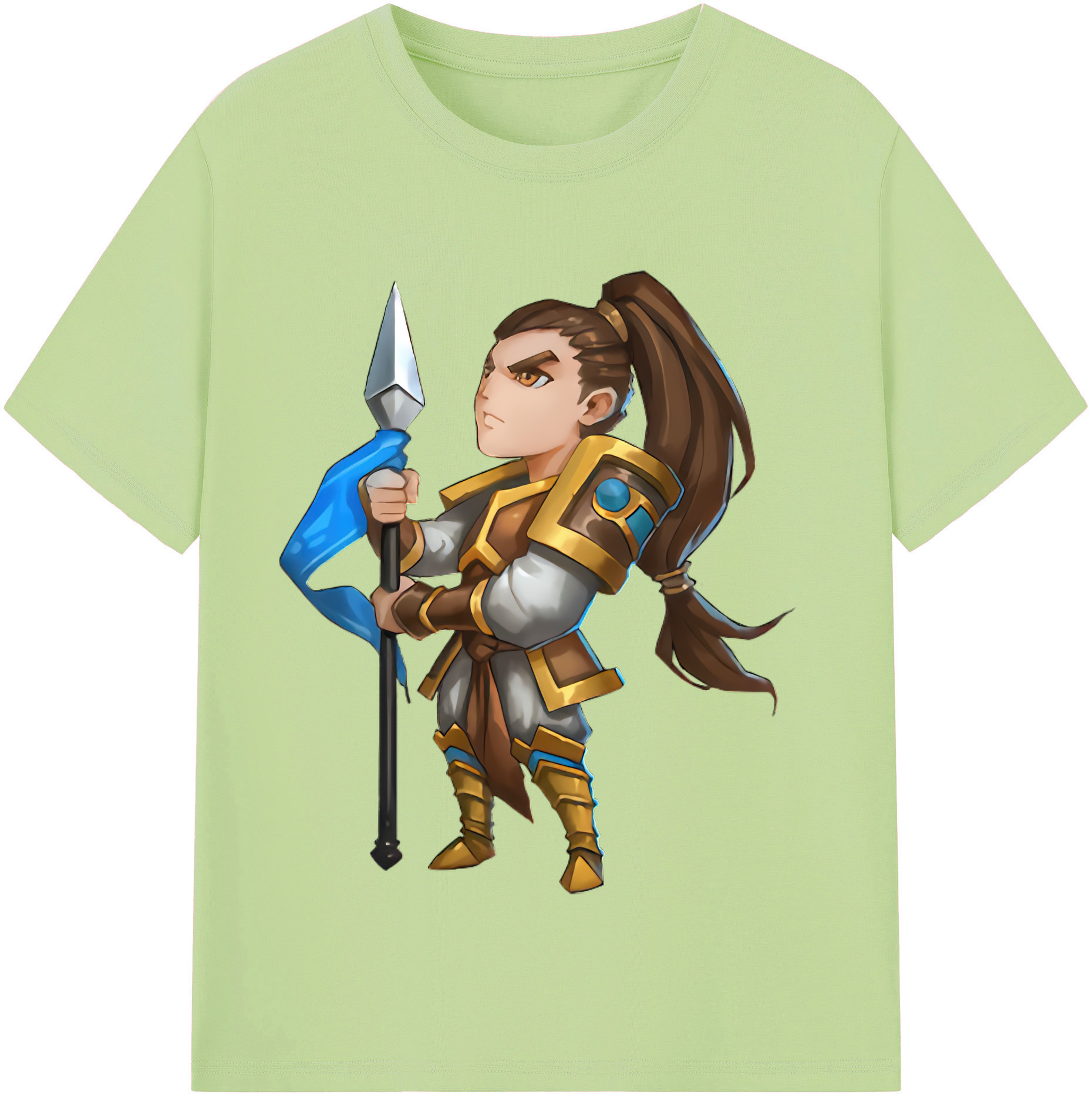 リーグ・オブ・レジェンド League of Legends LOL 綿100％半袖Tシャツ（フロントプリント）